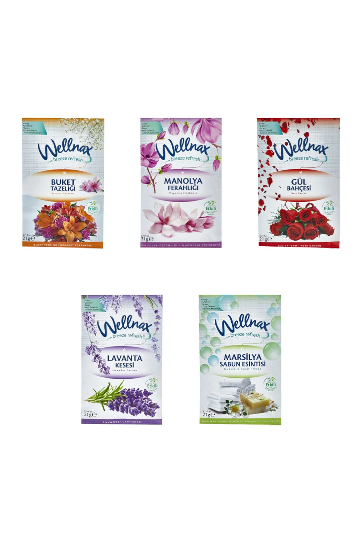 Wellnax Breeze Refresh Koku Cesitlerı