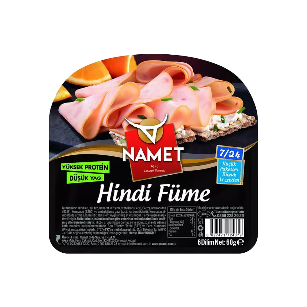 Namet 7/24 Hindi Füme 60 Gr