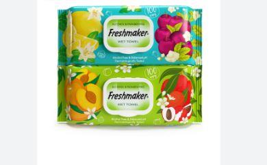 Freshmaker Islak Havlu 100'lük Meyveli