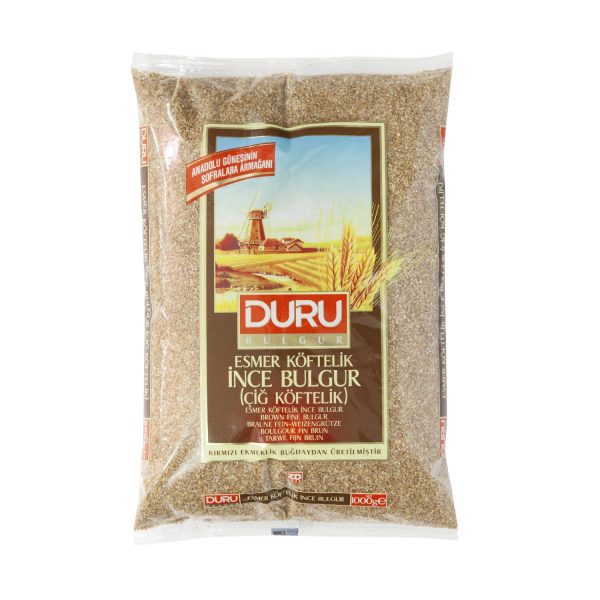 Duru Bulgur 1000 Gr Esmer Çig Koftelik