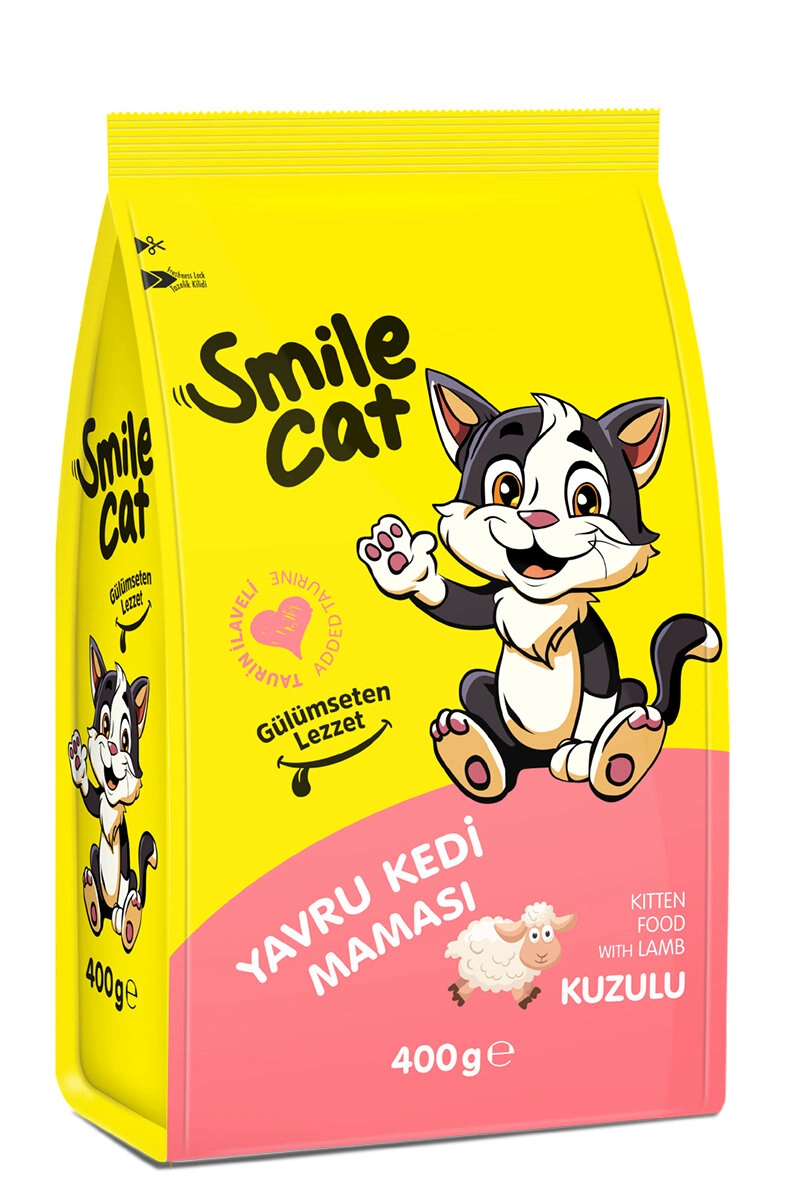 Smile Kedı Maması Yavru 400 Gr Kuzulu