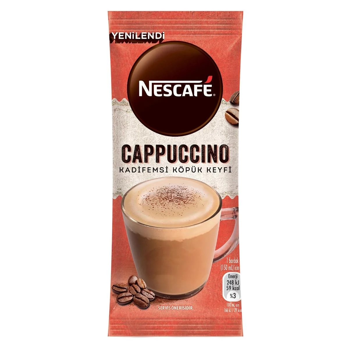 Nescafe Tekli Cappucino Şekerli 14,5 Gr