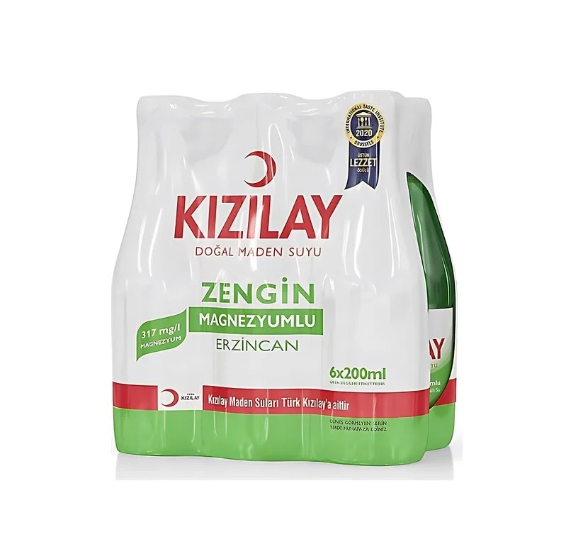 Kizilay Maden Suyu 6x200 Ml Sade- Erzincan