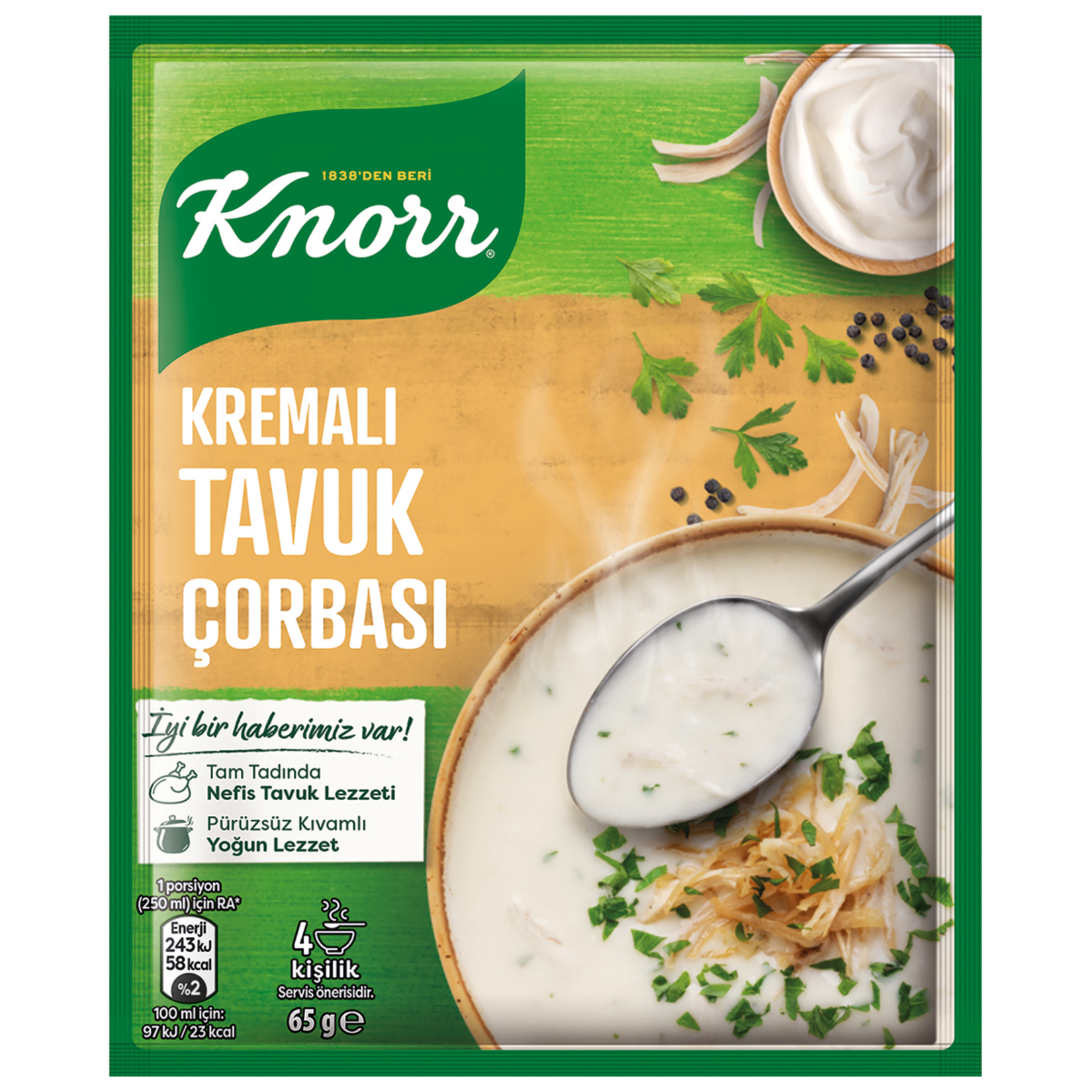 Knorr Çorba Kremali Tavuk 65 Gr