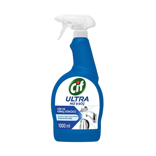 Çif Ultra Hiz&Guc Sprey 1000 Ml Kir&Kireç Coz.