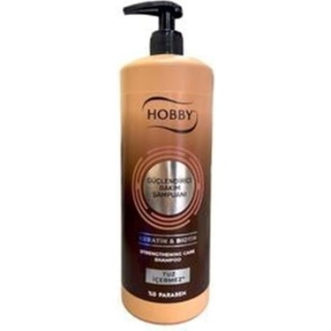 Hobby Şampuan 1000 Ml Keratin&Biotin Tuzsuz