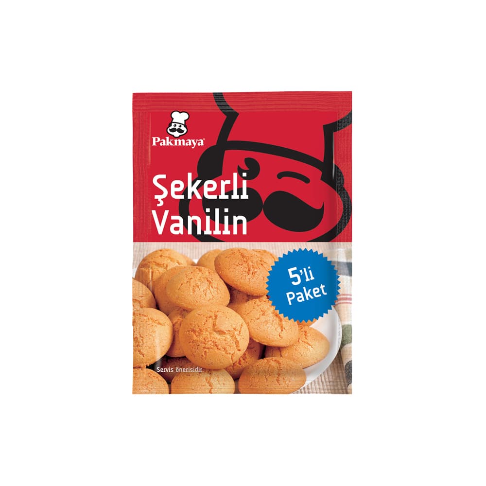Pakmaya Şekerli Vanilin 5'li 25 Gr