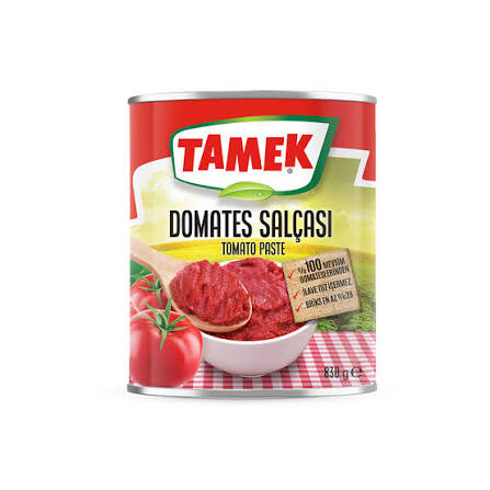 Tamek Domates Salçası 830 Gr Tnk