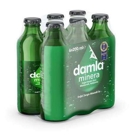 Damla Minera Maden Suyu 6x200 Ml Sade