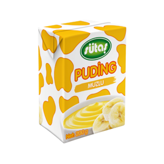 Sütaş Uht Puding Muzlu 200 Gr