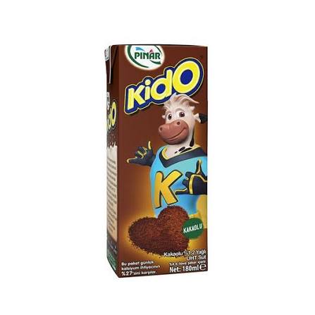 Pınar Kido Süt 180 Ml Kakaolu