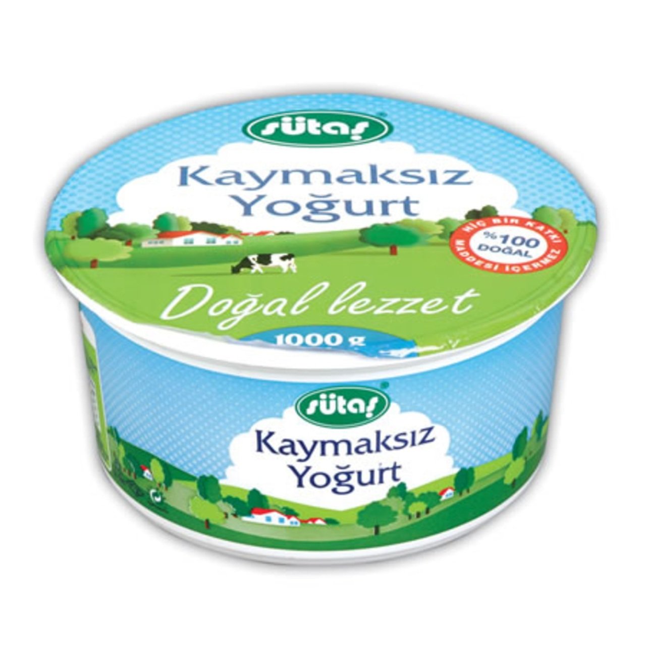 Sütaş Yoğurt Kaymaksiz 1000 Gr