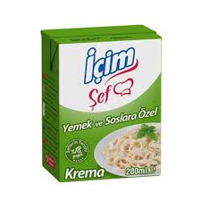 İçim Sef Krema 200 Ml Yarım Yağlı (%18)