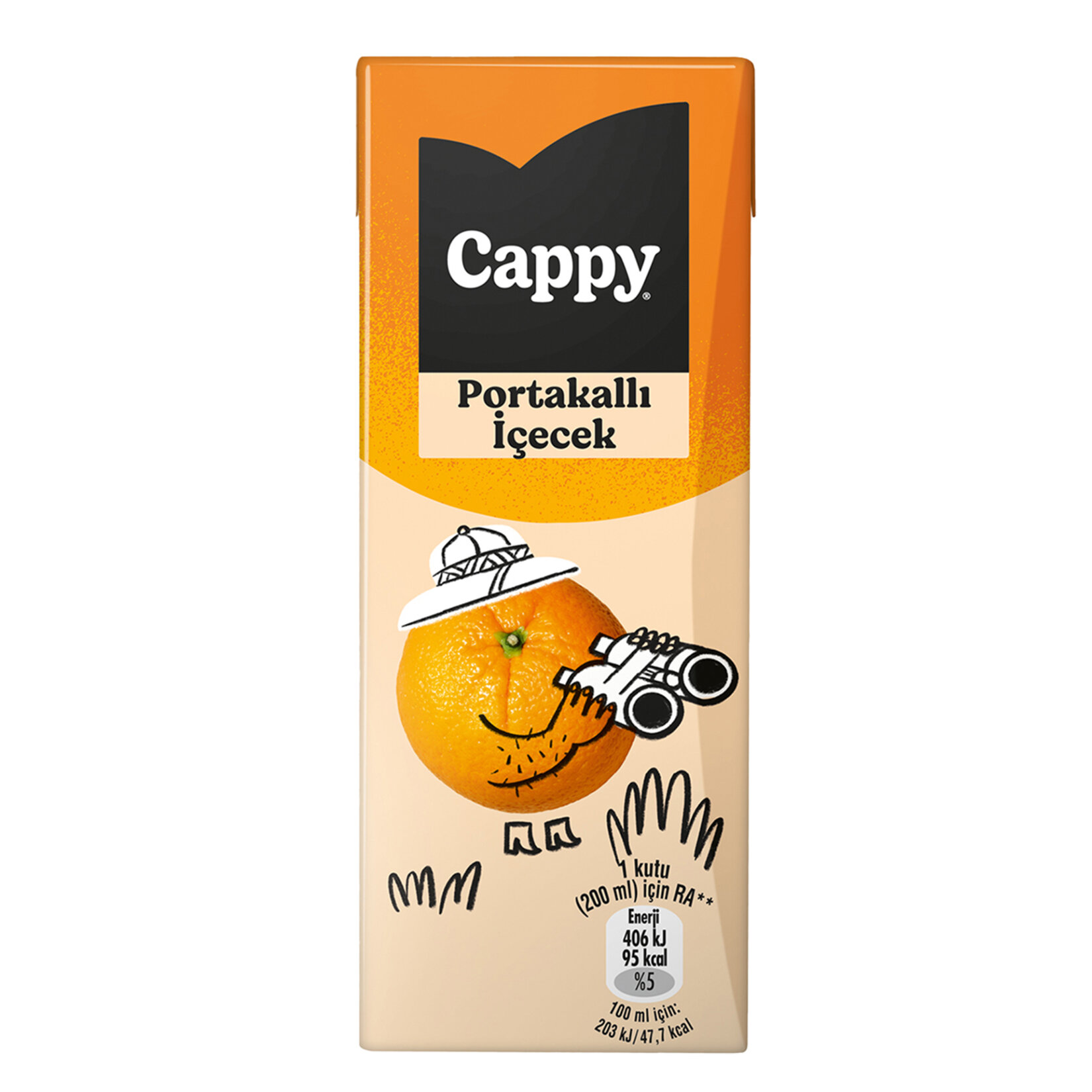Cappy Meyve 200 Ml Portakal İçecek
