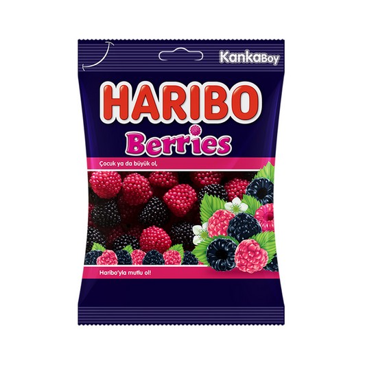Haribo Jelly Berries Bag 80 Gr