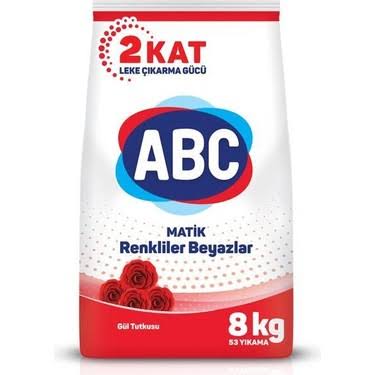 Abc Matik 8 Kg Renkliler&Beyazlar-Gul