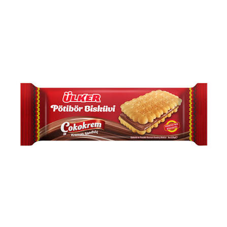 Ülker Bisküvi Potibor Cokokrem Sandvic 229 Gr