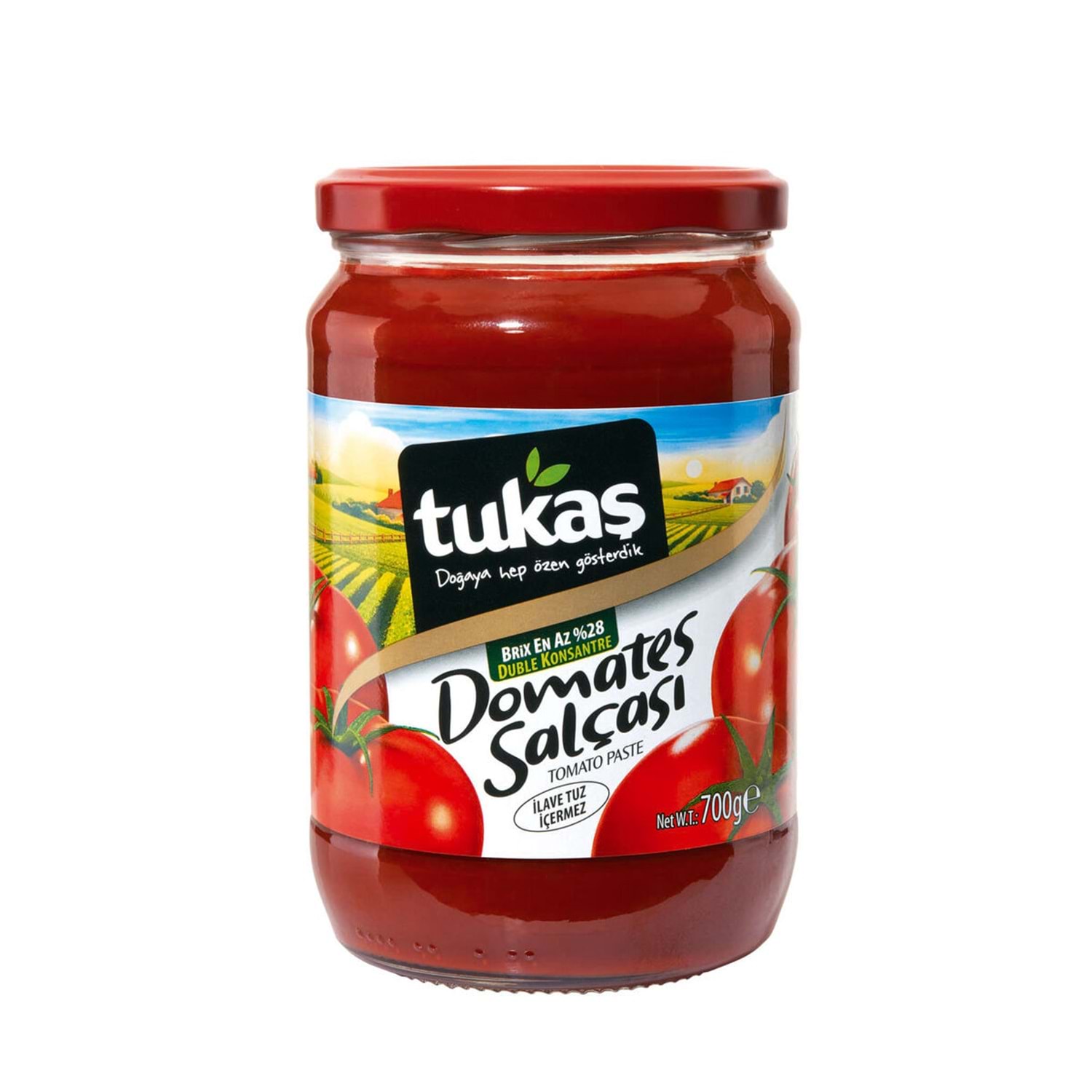 Tukas Domates Salçası 700 Gr Cam