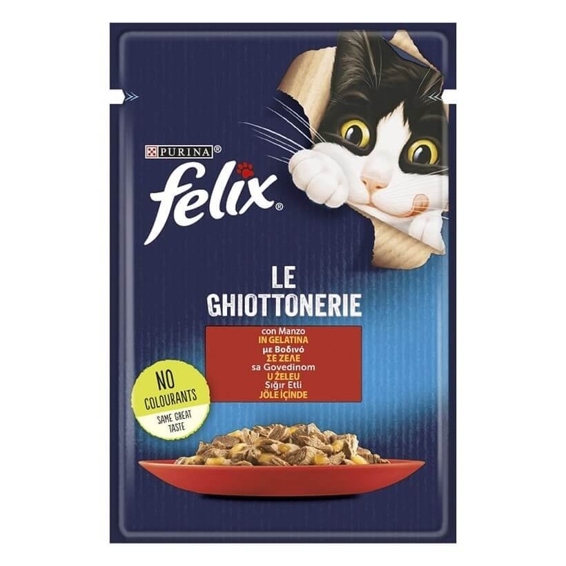 Felix Siğir Etli Kedı Yas Mama 85 Gr