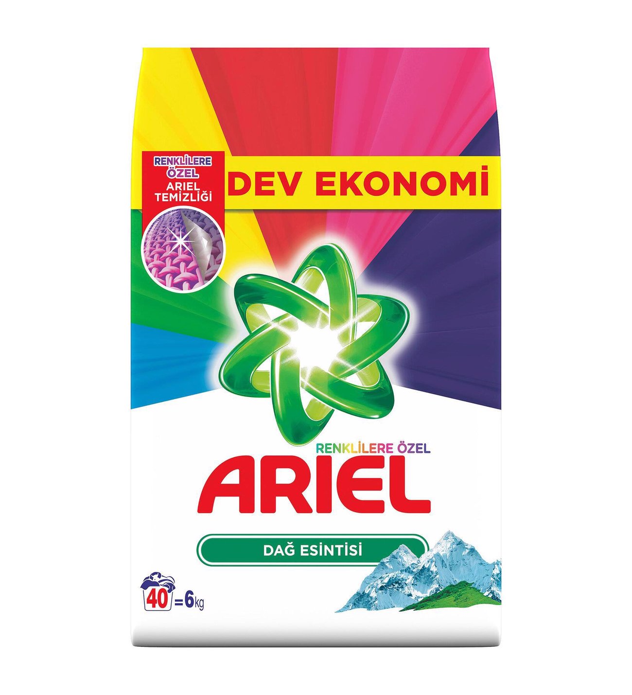 Ariel Matik 6 Kg Dag Esintisı-Parlak Renkler