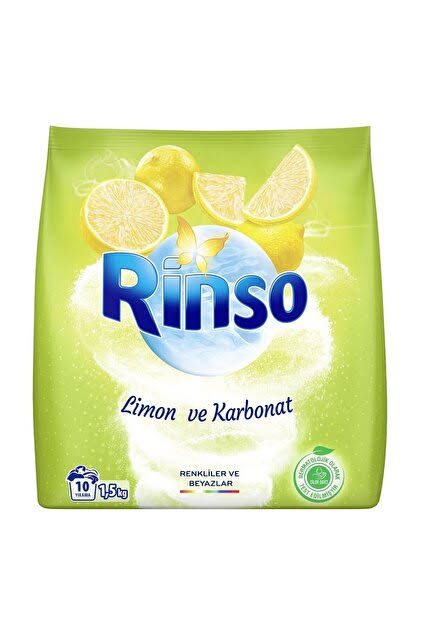 Rinso Matik 1,5 Kg Limon Karbonat Renkli& Beyaz