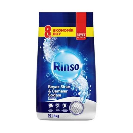 Rinso Matik 8 Kg Beyaz Sirke Çamaşır Sodali