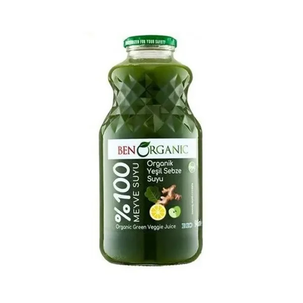 Ben Organic 946 Ml Yeşil Sebze Suyu Detoks
