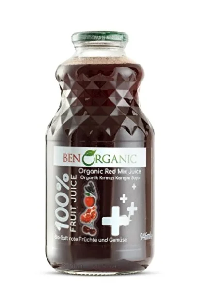 Ben Organic 946 Ml Kırmızı Meyveler Karisimı
