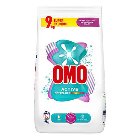 Omo Matik 9 Kg Active Beyazlar&Renkliler