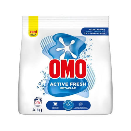 Omo Matik 4 Kg Active Fresh Beyazlar
