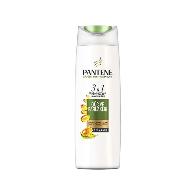 Pantene 3ın1 Şampuan 400 Ml Guc ve Parlaklik