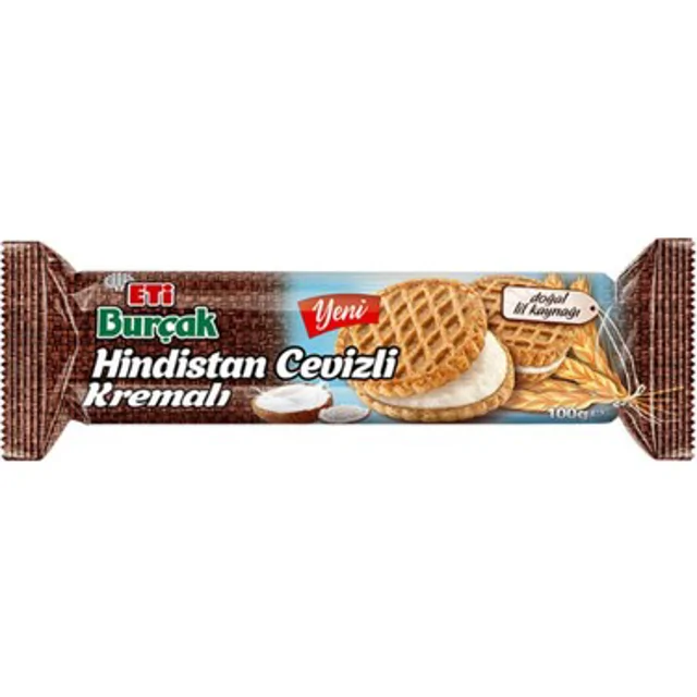Etı Bisküvi Burcak 100 Gr Hindistan Cevizı