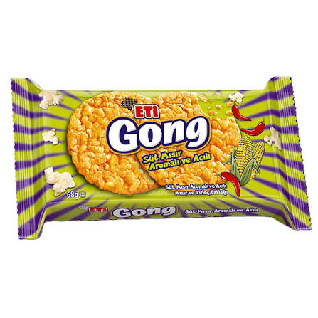 Etı Kraker Gong 68 Gr Süt Mısır & Acili