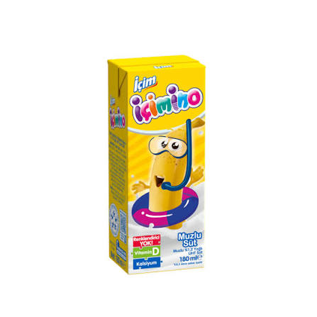 İçim Süt 180 Ml Muzlu