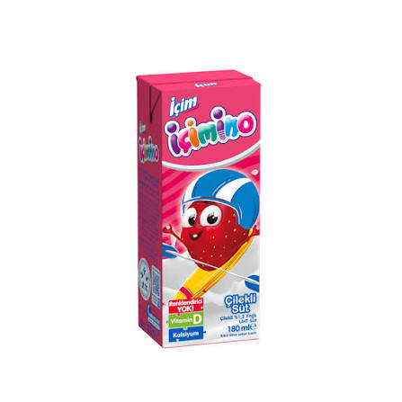 İçim Süt 180 Ml Çilekli