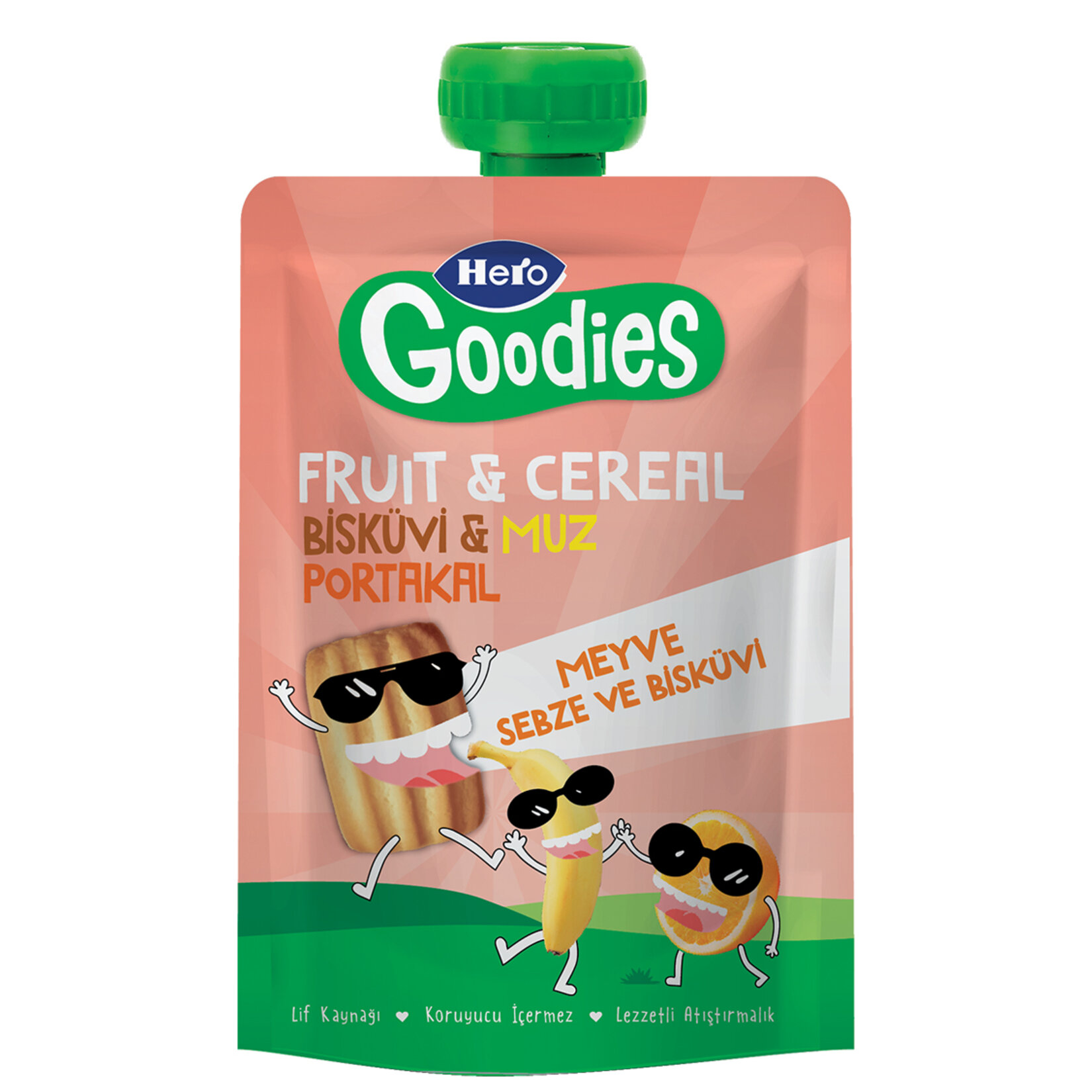 Hero Goodies Pouch 100 Gr Bisk.&Muz&Portakal