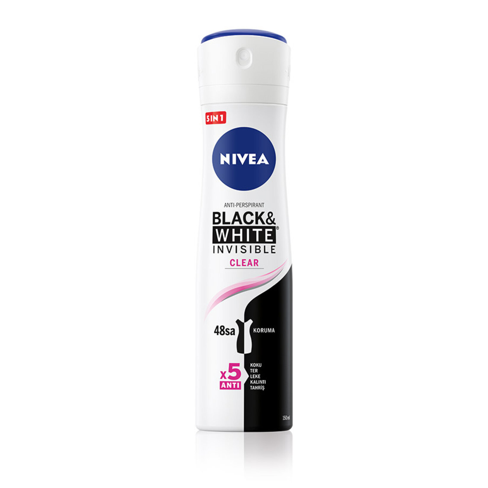Nivea Deo Sprey Women 150 Ml Black&White Clear