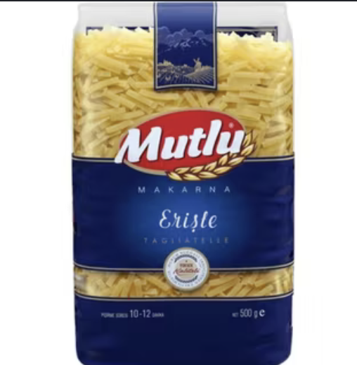 Mutlu 500 Gr Makarna Erişte