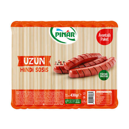 Pınar Sosis Hindi Uzun 430 Gr