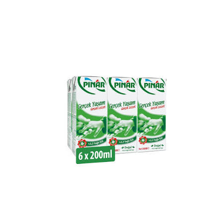 Pınar Süt Tam Yağlı 6x200 Ml