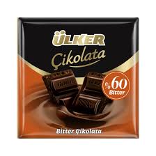 Ülker Çikolata Kare 60 Gr Bitter %60 Kakao