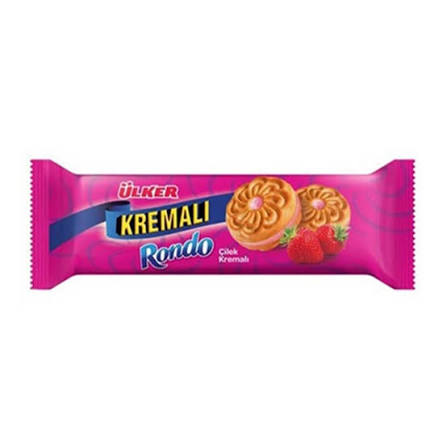 Ülker Bisküvi Rondo Kremali 61 Gr Çilekli