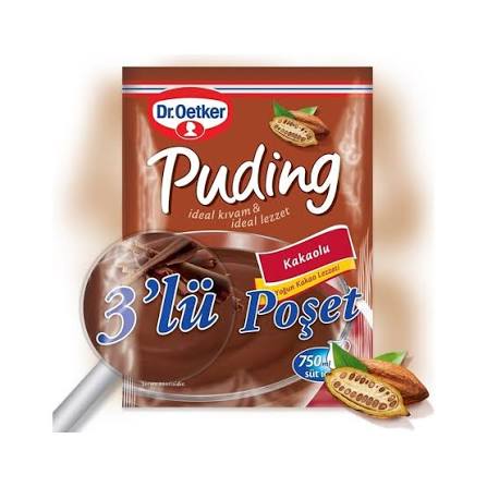Dr.oetker Puding 3'lü Pkt Kakaolu