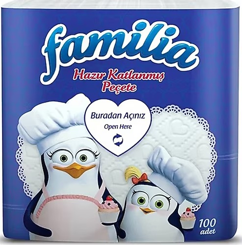Familia Peçete 100'lük Hazir Katlanmis
