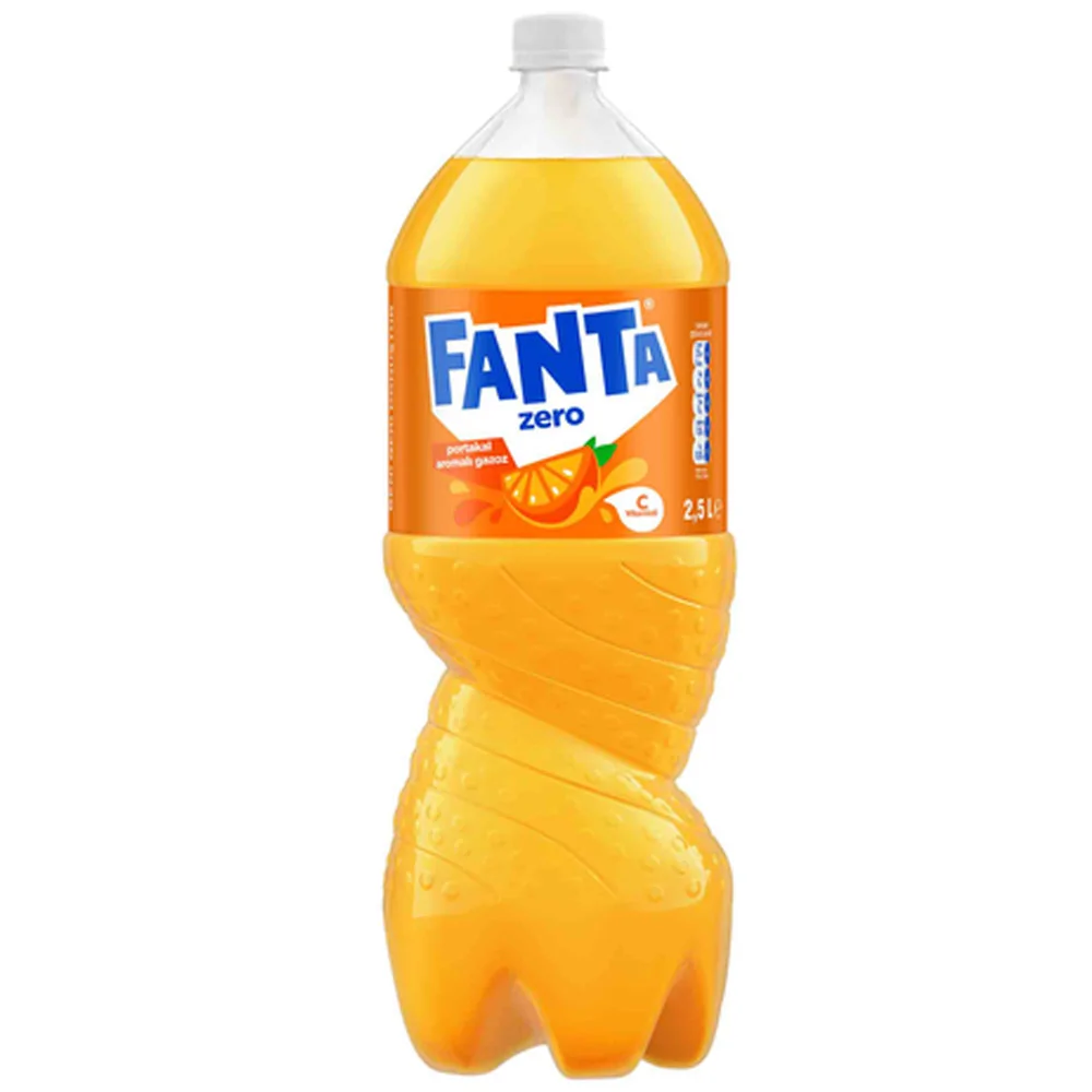 Fanta Portakal Zero 2,5 Lt Pet