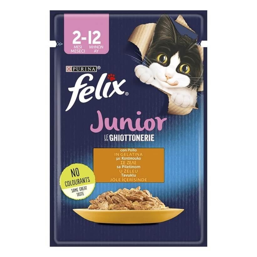 Felix Yavru Tavuk Etli Kedi Yas Mama 85 Gr