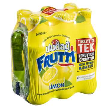 Uludağ Frutti 6x200 Ml Limon