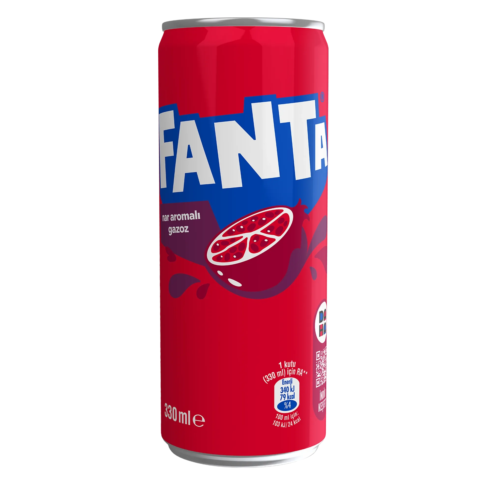 Fanta 330 Ml Nar Aromali Tnk Kutu