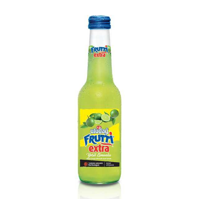 Uludağ Tekli Frutti Ext.250 Ml Yeşil Limon