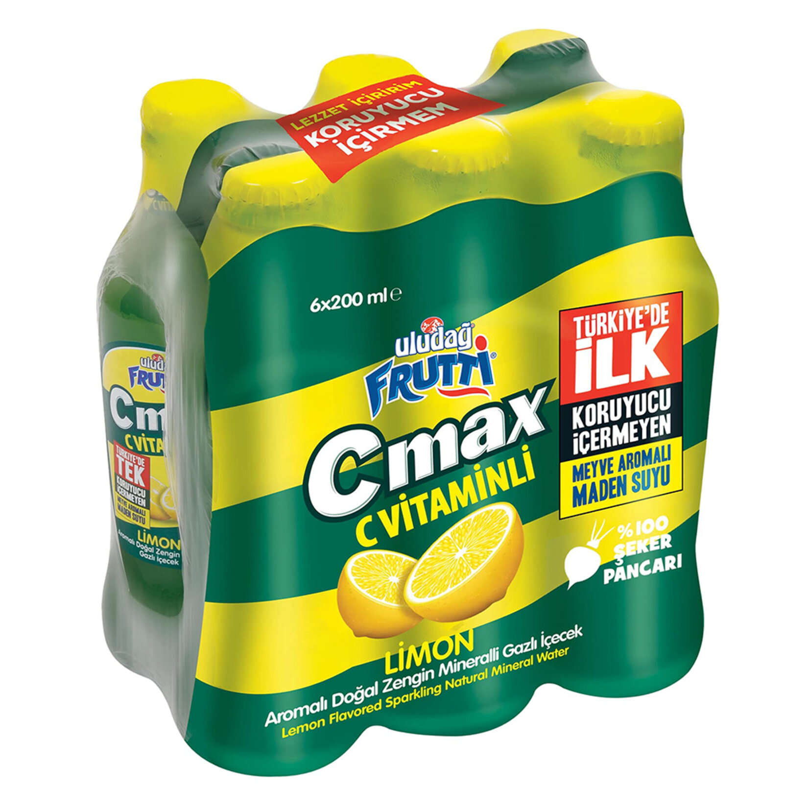 Uludağ Frutti 6x200 Ml C Max Limon
